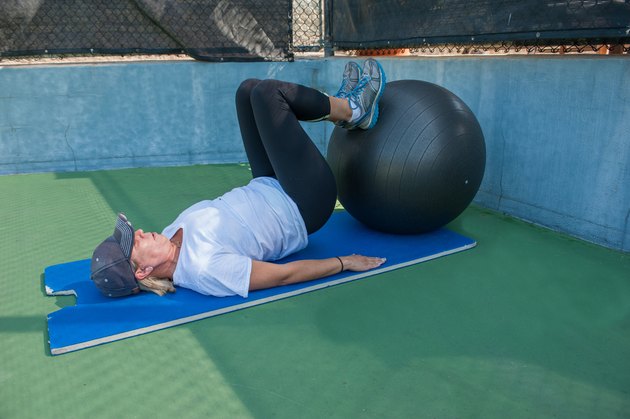 Supine leg curls