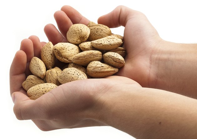 Hnadful of almonds