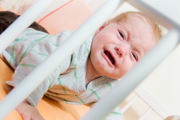 baby in the crib