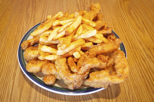 Chicken Tenders and French Fries