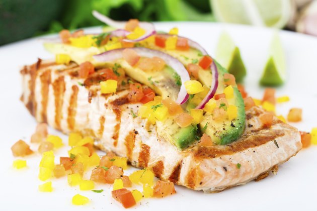 Avocado lime salmon