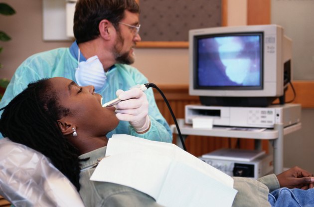 Dentist using Camera