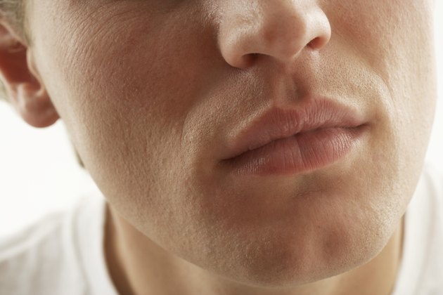 Young man, close-up