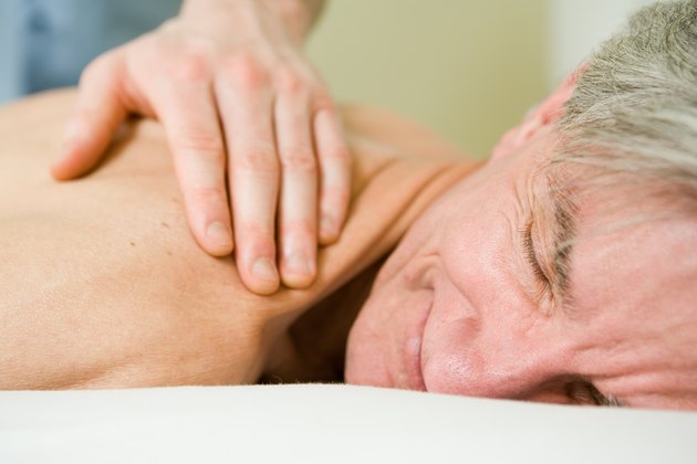 Man getting a massage