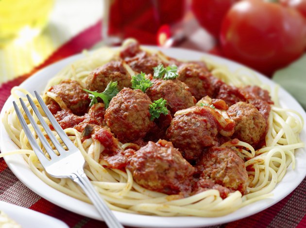 spaghetti and meatballs
