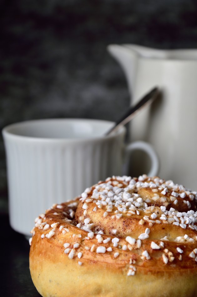 Have a coffee and cinnamon bun moment.