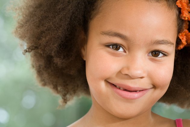 Little girl smiling