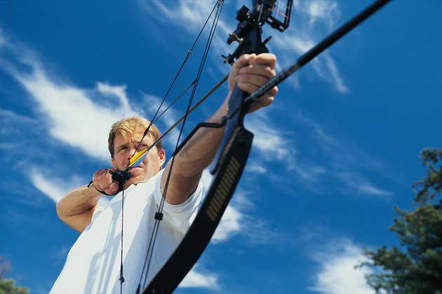Man with bow and arrow