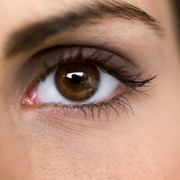 Close-up of a young woman's eye