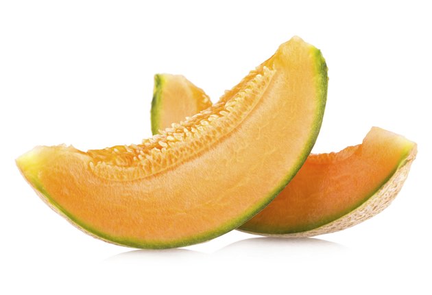 cantaloupe melon slices