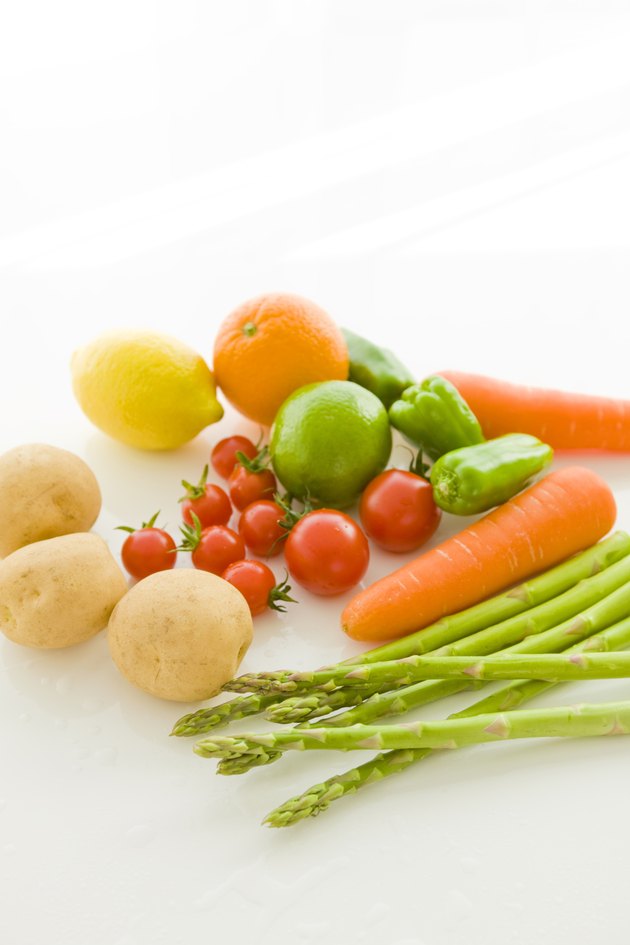 Fresh salad ingredients