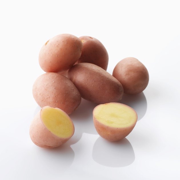 Raw potatoes