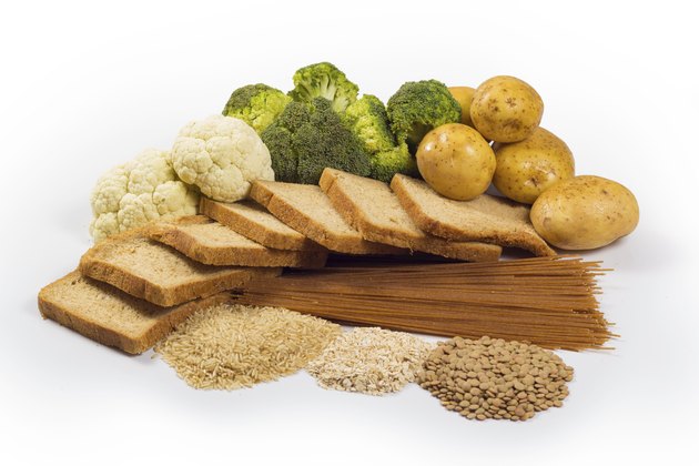 group of healthy carbohydrates