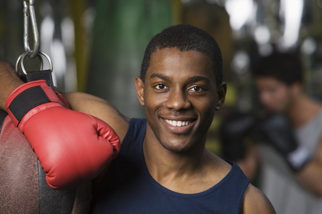 Portrait of a boxer