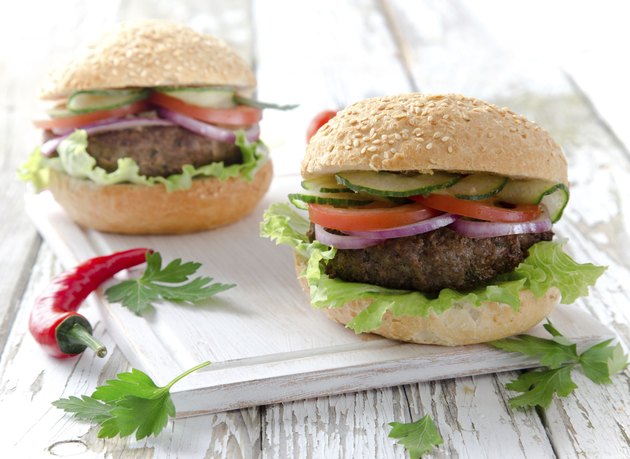 Delicious hamburgers