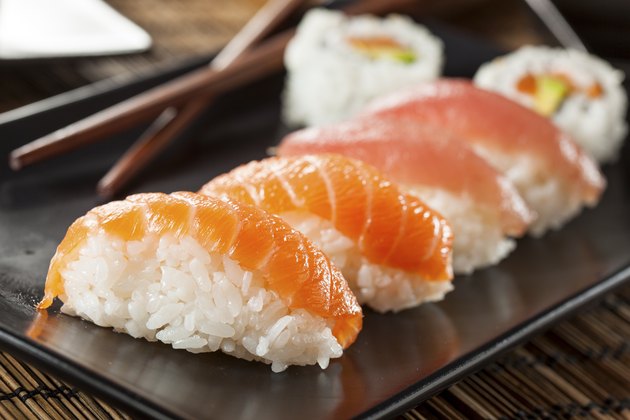 Healthy Japanese Nigiri Sushi