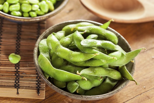 Green Organic Edamame with sea salt