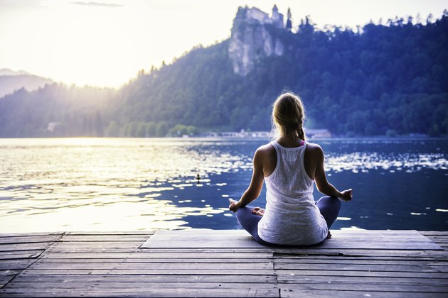 Meditation by the lake
