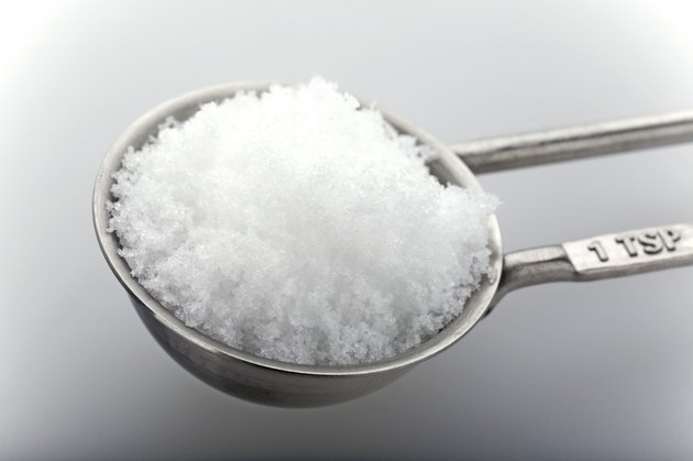 Sugar in measuring spoon