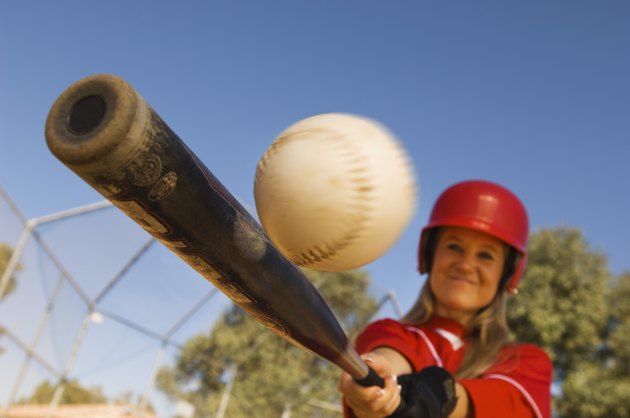 bat softball swing pitch run slow speed techniques player livestrong swinging moodboard batter getty