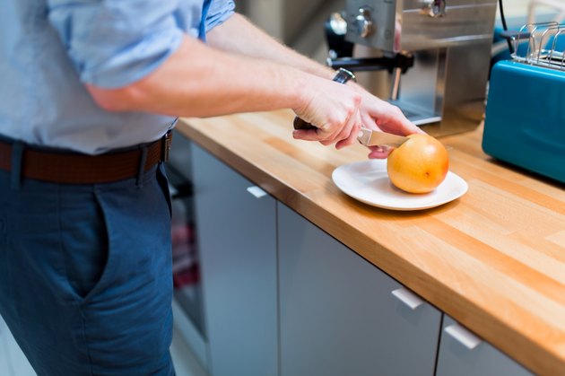 Handsome male in kitchen
