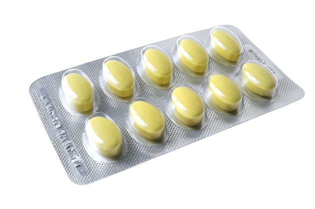 pack of yellow pills