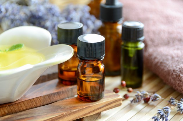 aromatherapy treatment with lavender