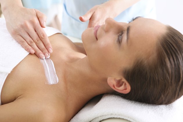 Cosmetic - woman at massage