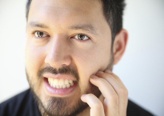 man with itchy beard