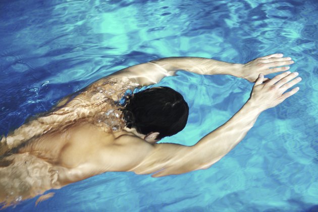Swimming man