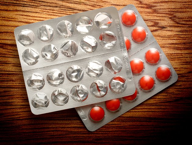 Tablets in plastic packing