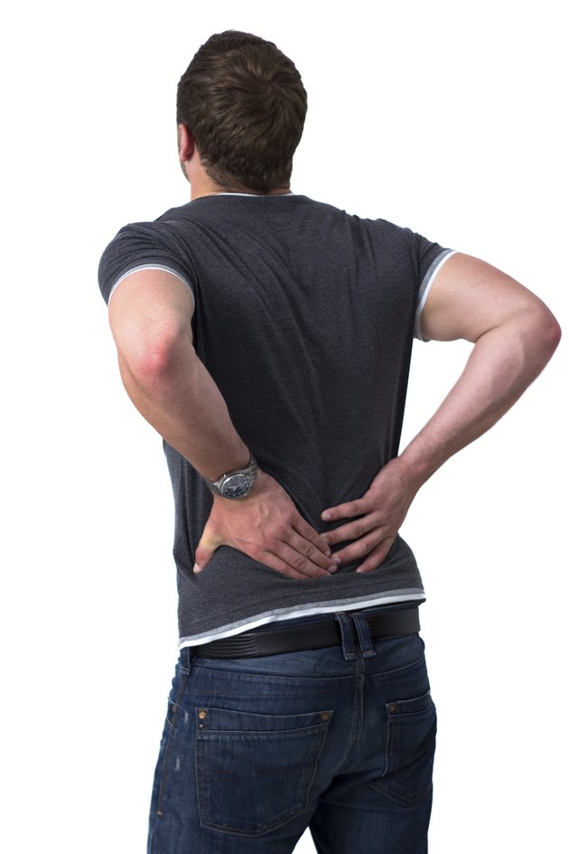 Young Man with back pain