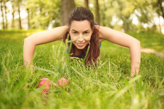 Push-Ups In The Park