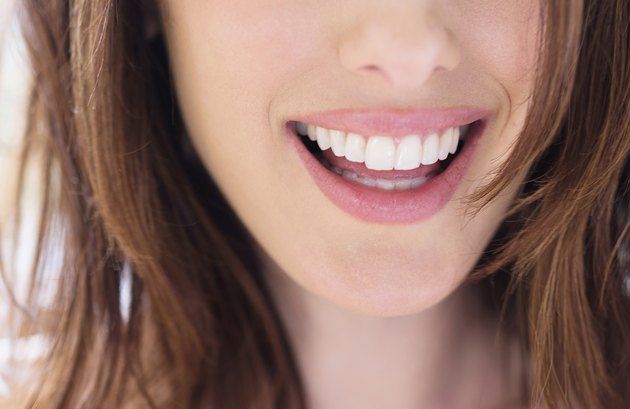 Close up of smiling woman