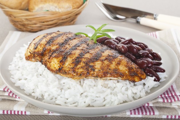 Cajun Chicken with Rice and Beans