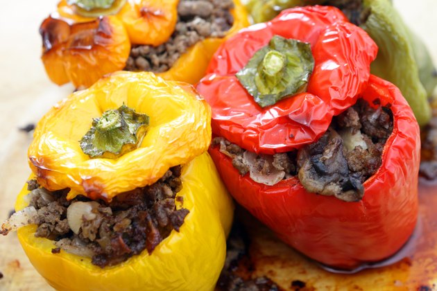 Stuffed peppers from the oven