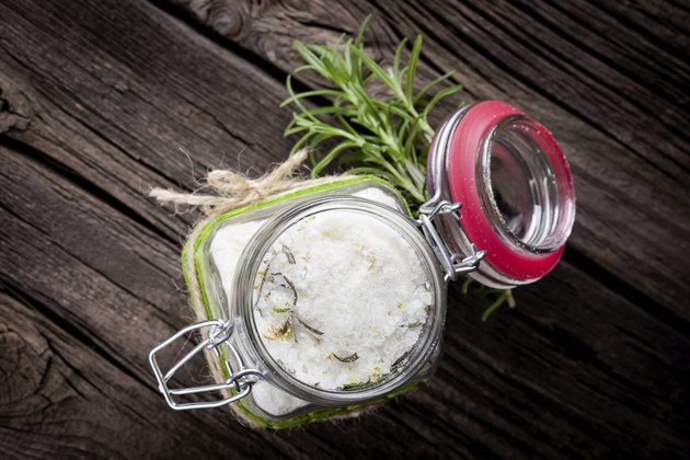 Natural diy crystal bath salt