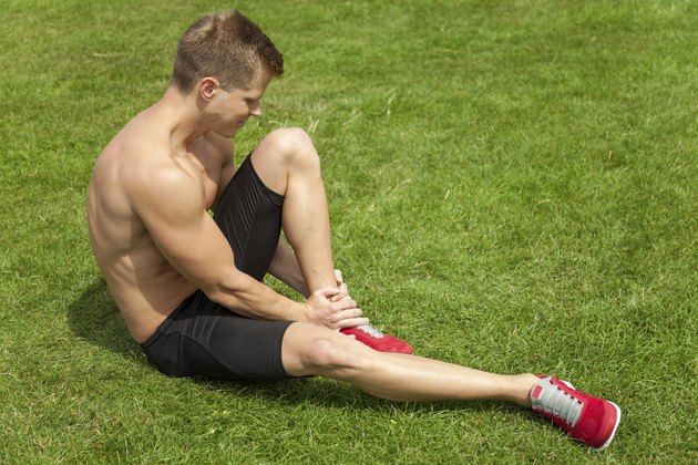Leg injury during excercise