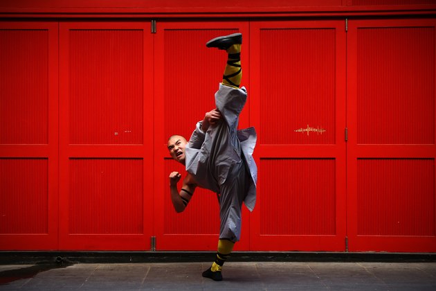 World Famous Shaolin Monks Come To London's Chinatown