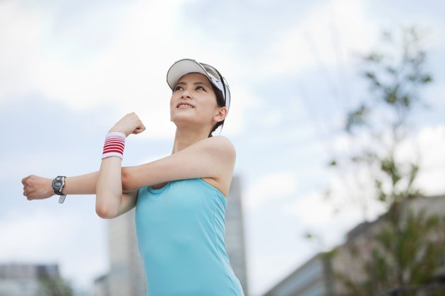 Young Woman Stretching