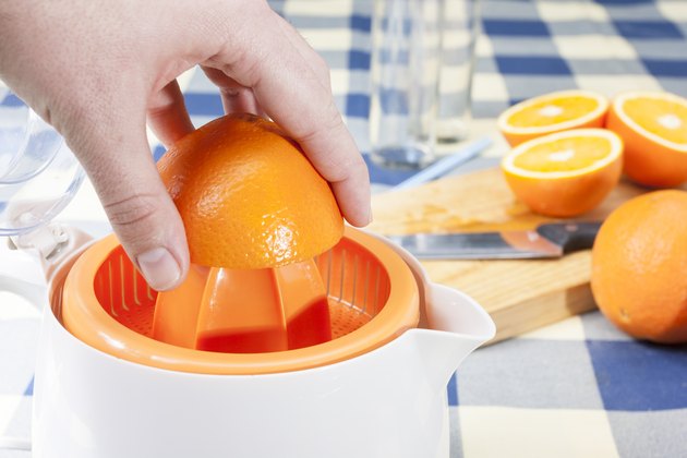 Squeezing oranges