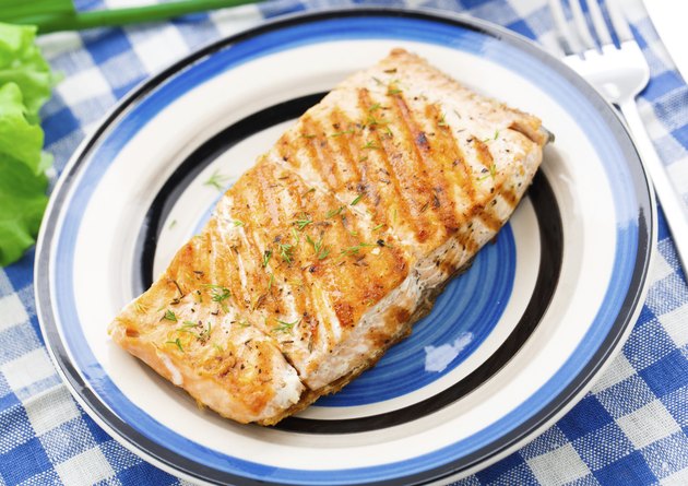 Grilled salmon