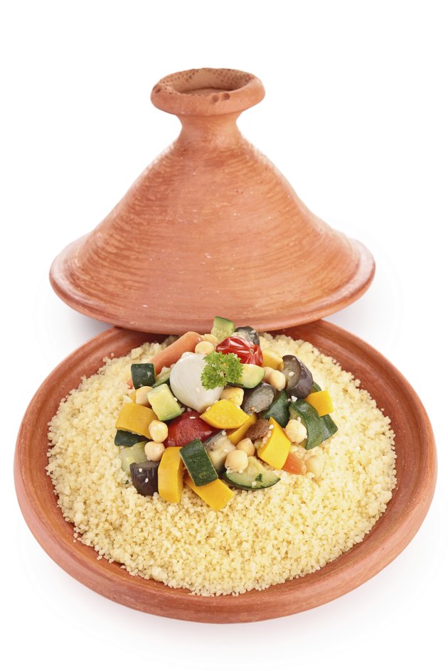 tajine with vegetarian couscous