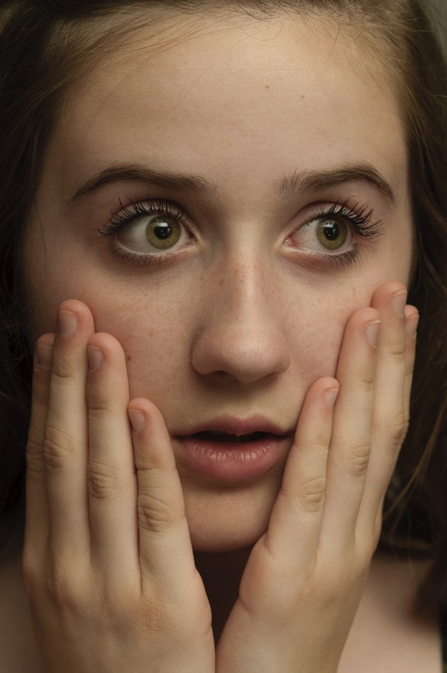 Astonished Teen
