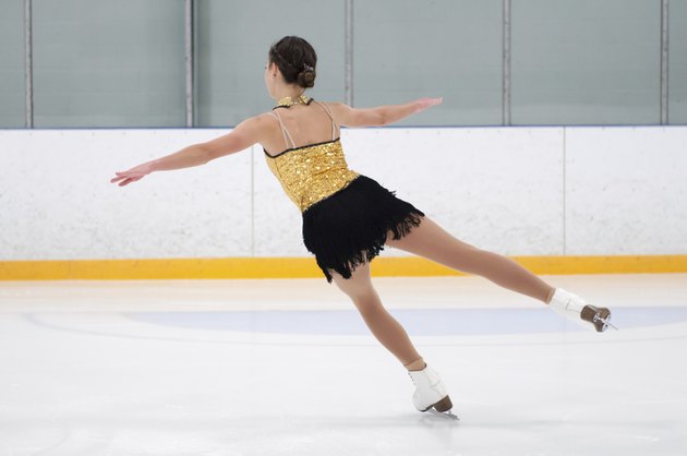Figure Skater Practicing