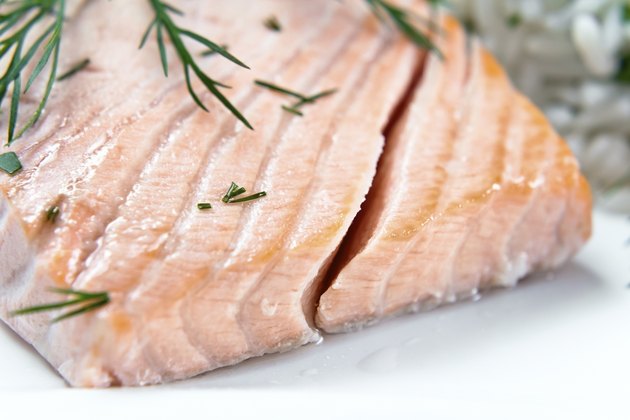 salmon with dill