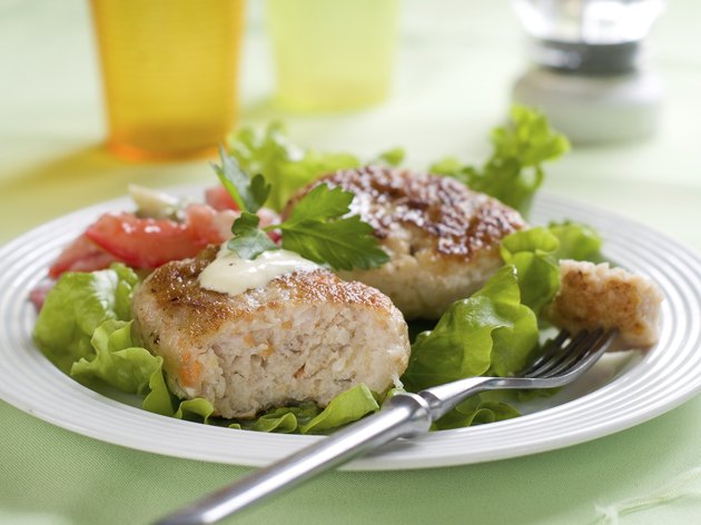 fish or meat rissole