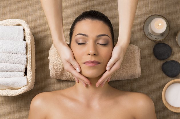 Facial Massage At Spa