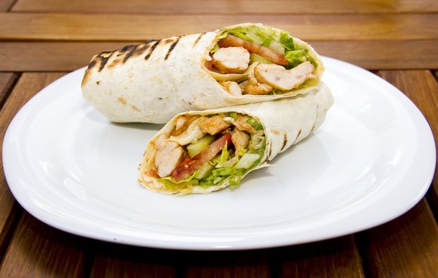 Doner kebap - Chicken Salad Sandwich Wrap