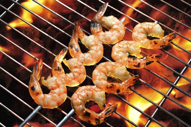 Grilled shrimps